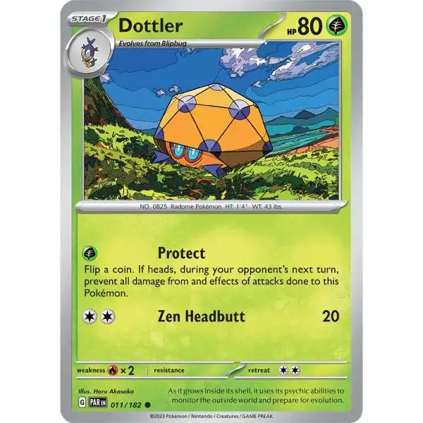 Pokemon Trading Card Game Paradox Rift Common Dottler #11