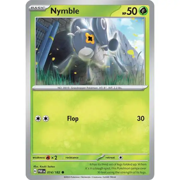 Pokemon Trading Card Game Paradox Rift Common Nymble #14