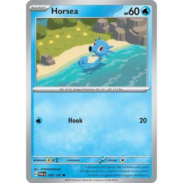 Pokemon Trading Card Game Paradox Rift Common Horsea #30