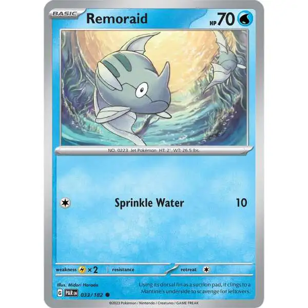 Pokemon Trading Card Game Paradox Rift Common Remoraid #33