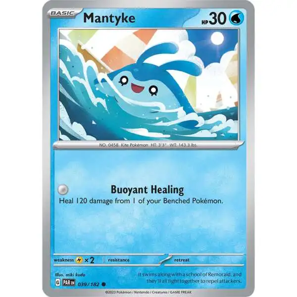 Pokemon Trading Card Game Paradox Rift Common Mantyke #39