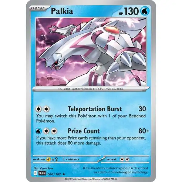 Pokemon Trading Card Game Paradox Rift Holo Rare Palkia #40