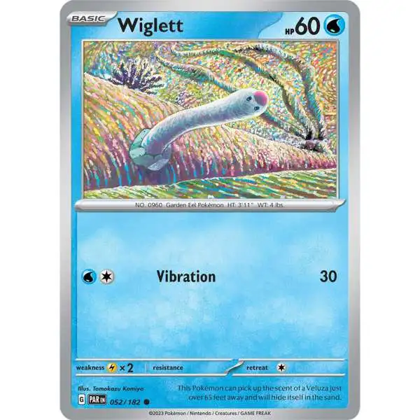 Pokemon Trading Card Game Paradox Rift Common Wiglett #52