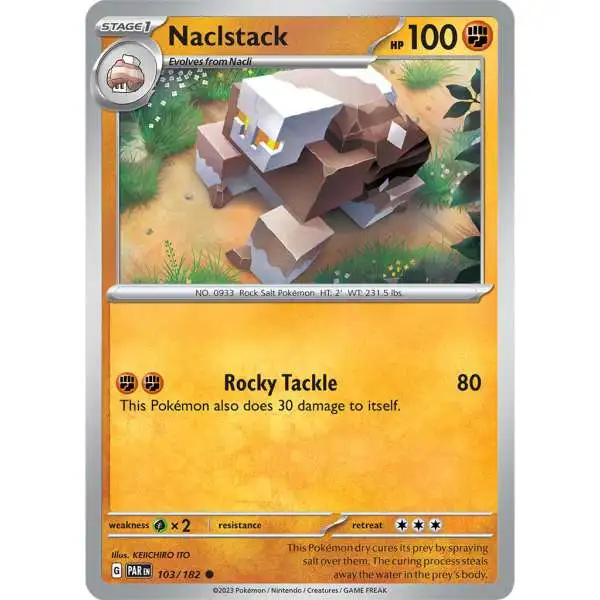 Pokemon Trading Card Game Paradox Rift Common Naclstack #103