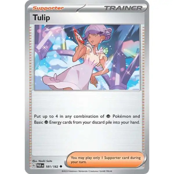 Pokemon Trading Card Game Paradox Rift Uncommon Tulip #181