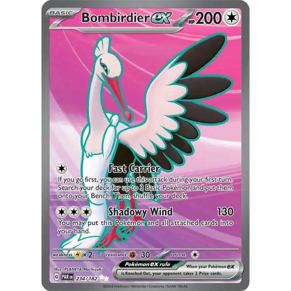 Pokemon Trading Card Game Paradox Rift Ultra Rare Bombirdier ex #234