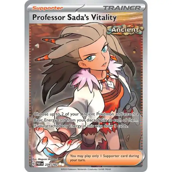 Pokemon Trading Card Game Paradox Rift Ultra Rare Professor Sada's Vitality #239