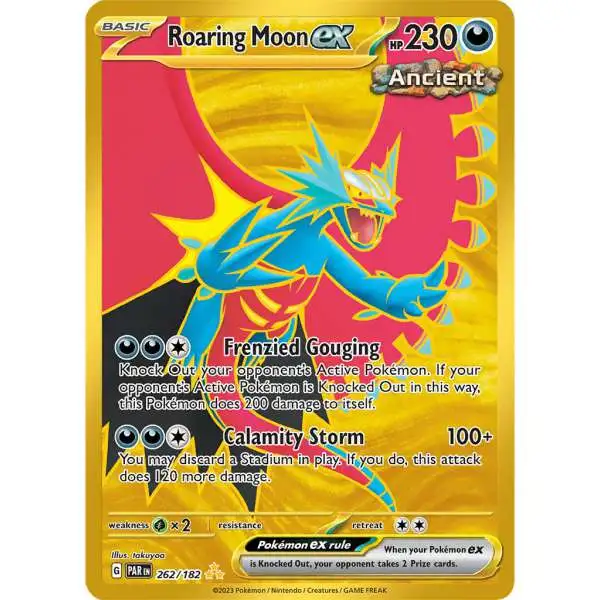 Pokemon Trading Card Game Paradox Rift Single Card Double Rare Roaring ...