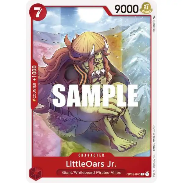 One Piece Trading Card Game Paramount War Common LittleOars Jr. OP02-020