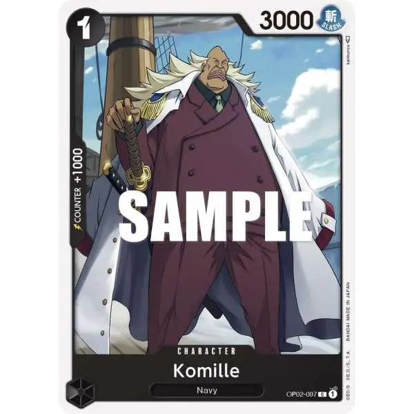 One Piece Trading Card Game Paramount War Common Komille OP02-097