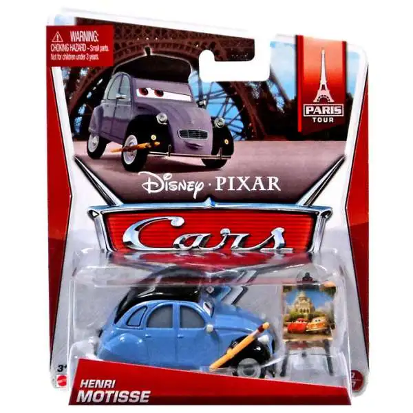 Disney / Pixar Cars Paris Tour Henri Motisse Diecast Car #7/7
