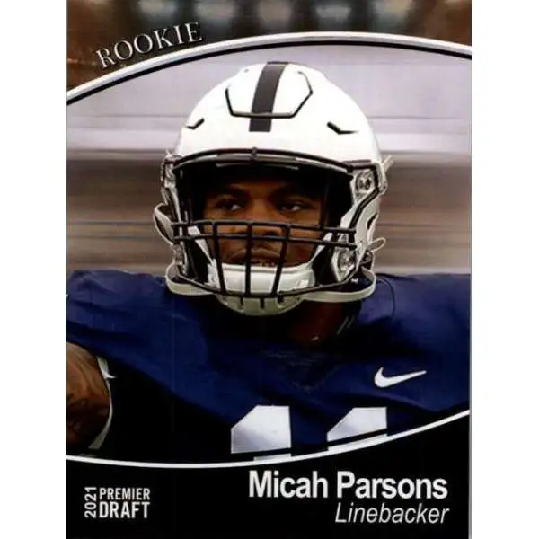 2021 Select Micah Parsons Black And Gold Die Cut Prizm Dallas Cowboys