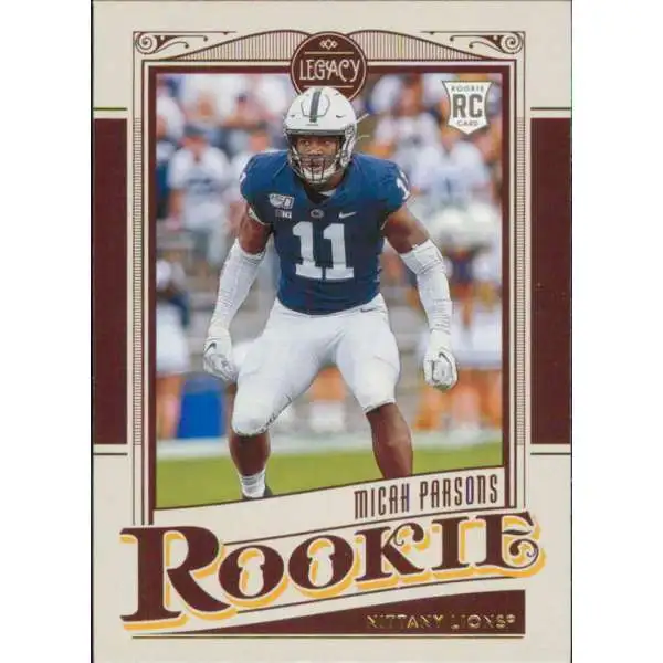 Micah Parsons 2021 PANINI PLAYBOOK HOLO ROOKIE RC #145