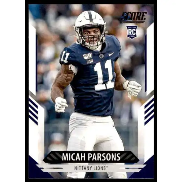 NFL 2021 Panini Select Football Single Card Red Blue Prizm Micah Parsons 85  Die-Cut Rookie - ToyWiz