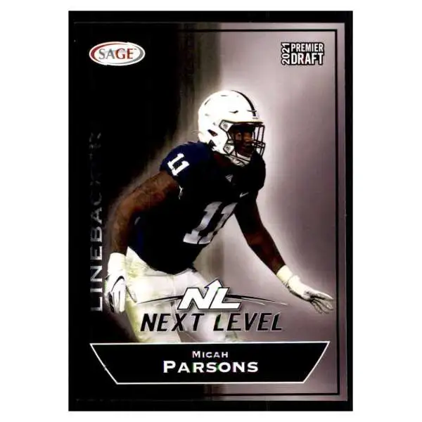 Micah Parsons Rookie Card- Sage Next Level-(#45)