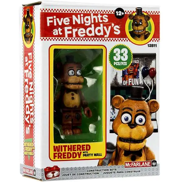 McFarlane Toys Five Nights at Freddy's The Party Wall Micro Construction Set [Withered Freddy]