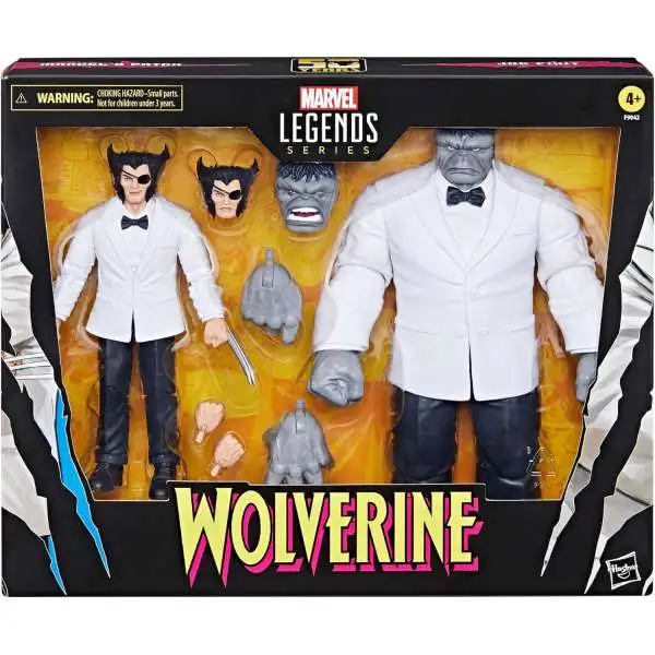Marvel Legends Wolverine (Patch) & Joe Fixit Action Figure 2-Pack [50th Anniversary]