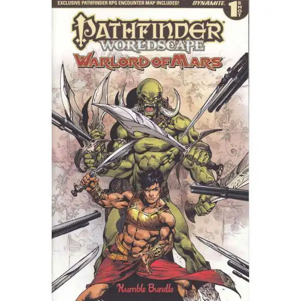 Dynamite Entertainment Pathfinder Worldscape World of Mars Comic Book [Humble Bundle One Shot]