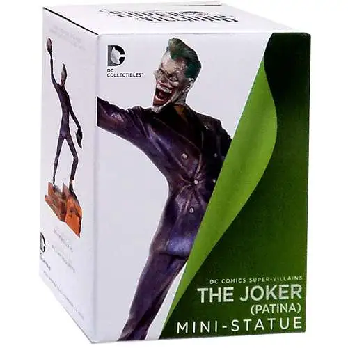 DC Super Villains The Joker Patina Mini Statue