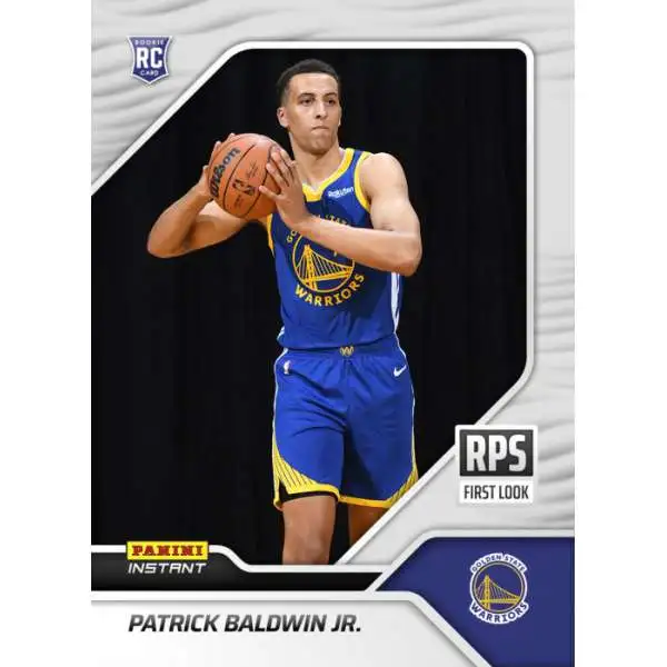 NBA Golden State Warriors 2022-23 Instant RPS First Look Basketball Patrick Baldwin Jr. RPS-25 [Rookie Card]