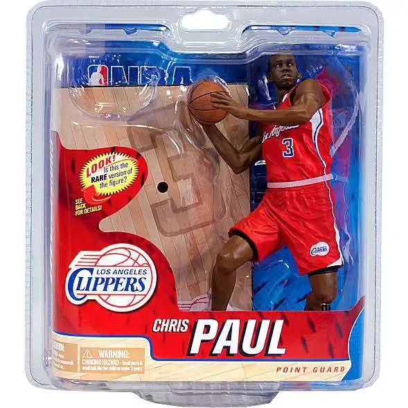 McFarlane Toys NBA Los Angeles Clippers Sports Basketball Series 21 Chris Paul Action Figure [Red Jersey]