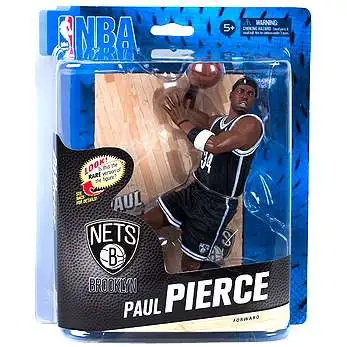 McFarlane Toys NBA Brooklyn Nets Sports Basketball Series 24 Paul Pierce Action Figure [Black Jersey]