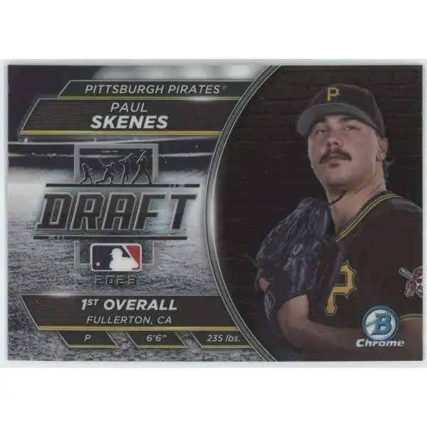 MLB Pittsburgh Pirates 2023 Bowman Draft Chrome Paul Skenes BDN-7 [Draft Night]