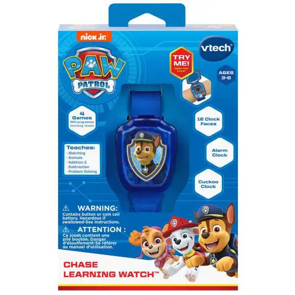 Paw Patrol Chase Learning Watch