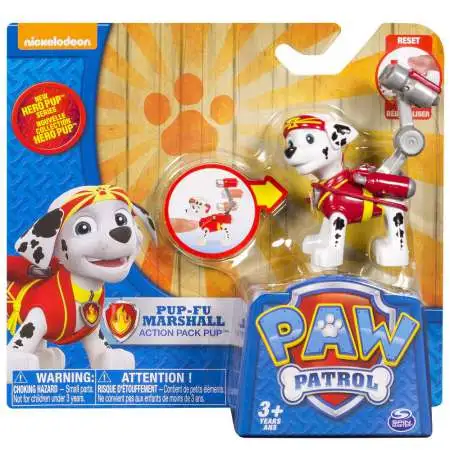 Paw Patrol Action Pack Pup Pup-Fu Marshall Figure