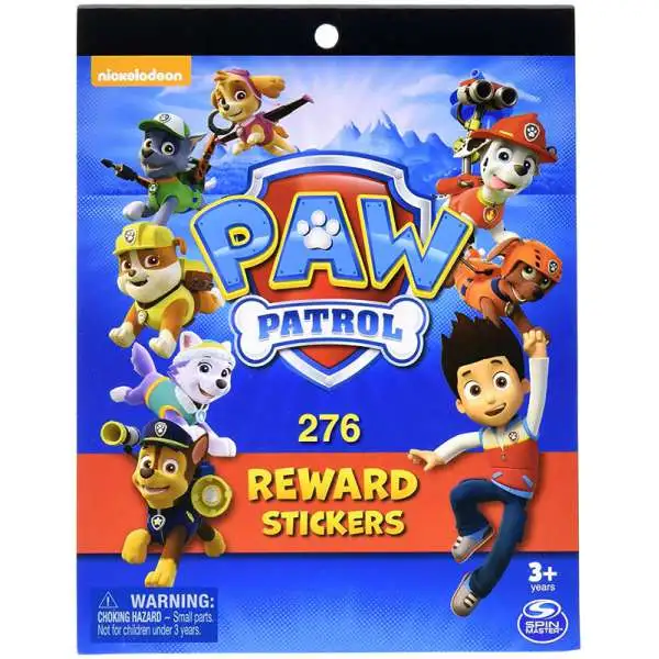 Paw Patrol 276 Reward Stickers Set