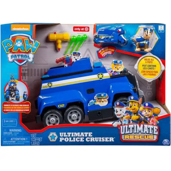 Paw Patrol Ultimate Rescue Ultimate Police Cruiser Exclusive Vehicle & Figure [Lights & Sounds]