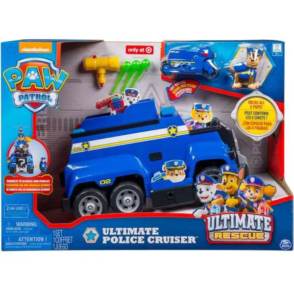 Paw Patrol Ultimate Rescue Ultimate Police Cruiser Exclusive Vehicle & Figure [Lights & Sounds, Damaged Package]