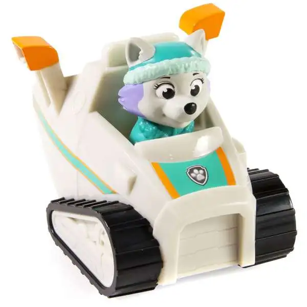 PAW Patrol, Moto Pups Wildcat's Deluxe Pull Back Motorcycle Vehicle with  Wheelie Feature and Figure