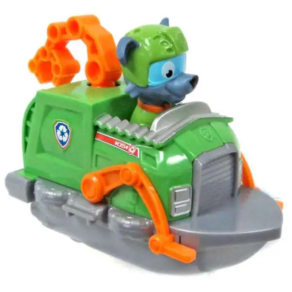 Paw Patrol Racer Rocky in Recycle Boat Figure [Figure Does Not Come Out!]
