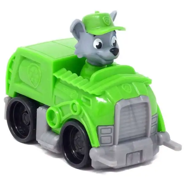 Paw Patrol Rescue Racer Rocky in Recycle Truck Figure [Figure Does Not Come Out! Version 2]