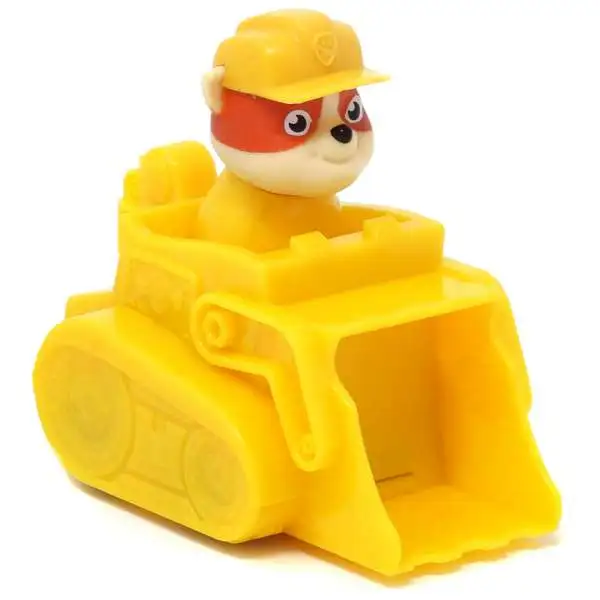Paw Patrol Rescue Racer Rubble in Construction Vehicle Figure [Figure Does Not Come Out!, Version 2]