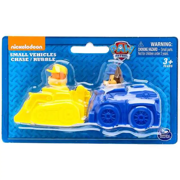 Paw Patrol Small Vehicles Chase & Rubble Figure