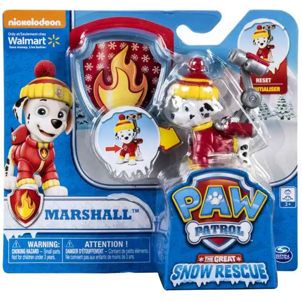 Paw Patrol The Great Snow Rescue Marshall Exclusive Figure
