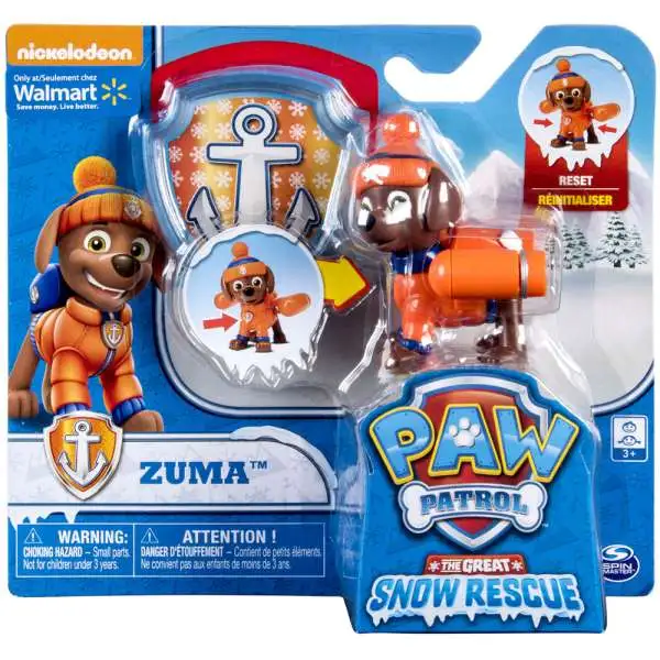 Paw Patrol The Great Snow Rescue Zuma Exclusive Figure