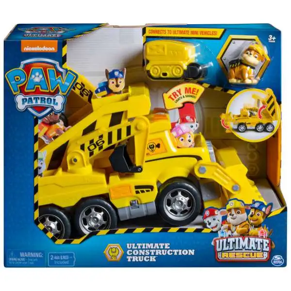 Paw Patrol Ultimate Rescue Ultimate Construction Truck Vehicle