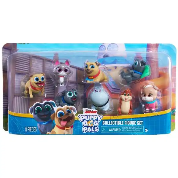 Disney Junior Puppy Dog Pals Figure 8-Pack