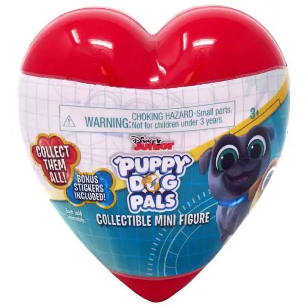 Disney Junior Puppy Dog Pals Collectible Mini Figure Mystery Pack [1 RANDOM Figure]