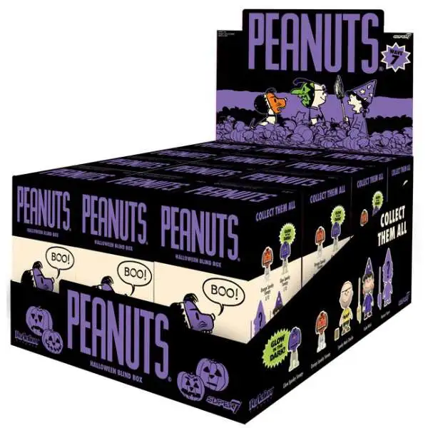 ReAction Peanuts Wave 7 Halloween 2025 Mystery Box [12 Packs]
