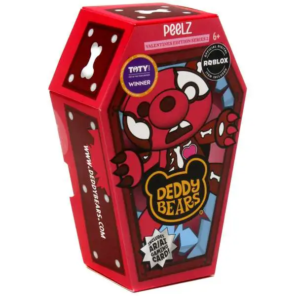 Deddy Bears Coffin Valentines Edition Series 2 Peelz 5 Mini Plush