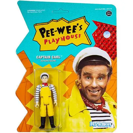 ReAction Pee Wees Playhouse Captain Carl Action Figure