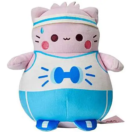 Pembe the Pink Cat Pembe in Gym Workout Gear 7.5-Inch Plush