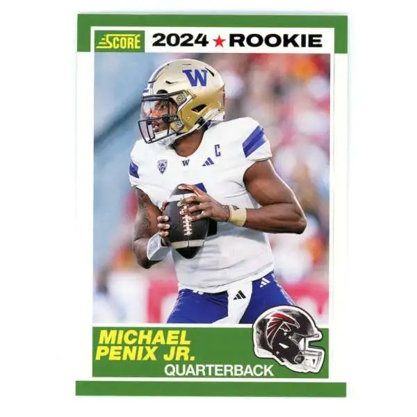 NFL 2024 Score Football 35th Anniversary Michael Penix Jr. #7 [Rookie]