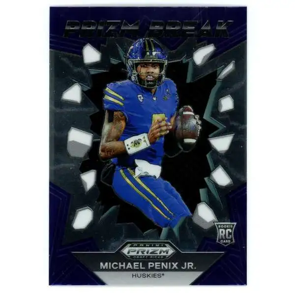 NFL 2024 Panini Prizm Draft Picks Prizm Break Michael Penix Jr. PB-MPJ [Rookie]