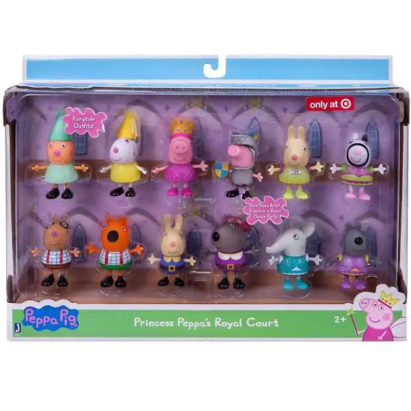 Peppa Pig Princess Peppa's Royal Court Exclusive Figure 12-Pack