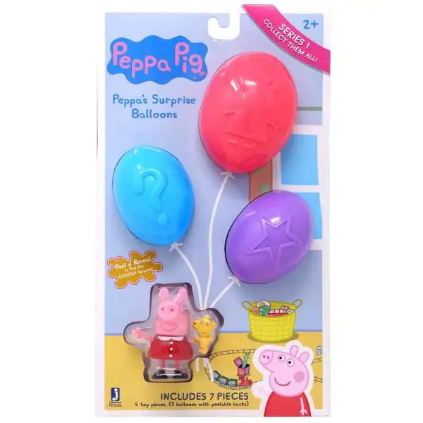 Peppa Pig Series 1 Surprise Balloons Mystery 3-Pack [Toys]